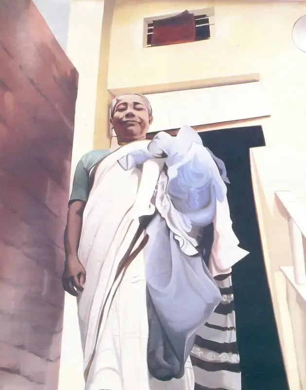 Shibu Natesan (Artist), Mother, 1998, Painting