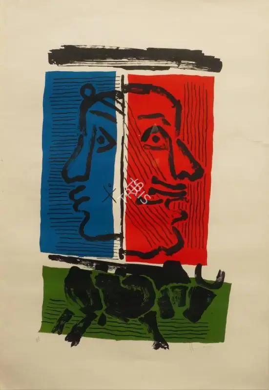 M.F. Husain (Artist), Untitled, Graphic Art