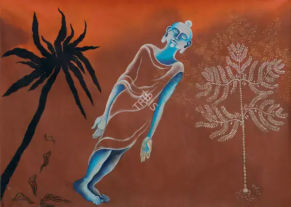 Arpana Caur (Artist), Tree of Suffering, 2005, Painting