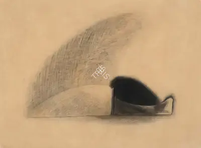 G.M. Sheikh (Artist), Still Life III (Day of the Dagger), 1993, Drawing