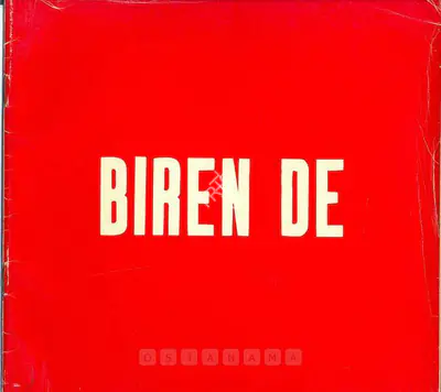 Biren De (Artist), Biren De, 1958, Solo Exhibition Catalogue