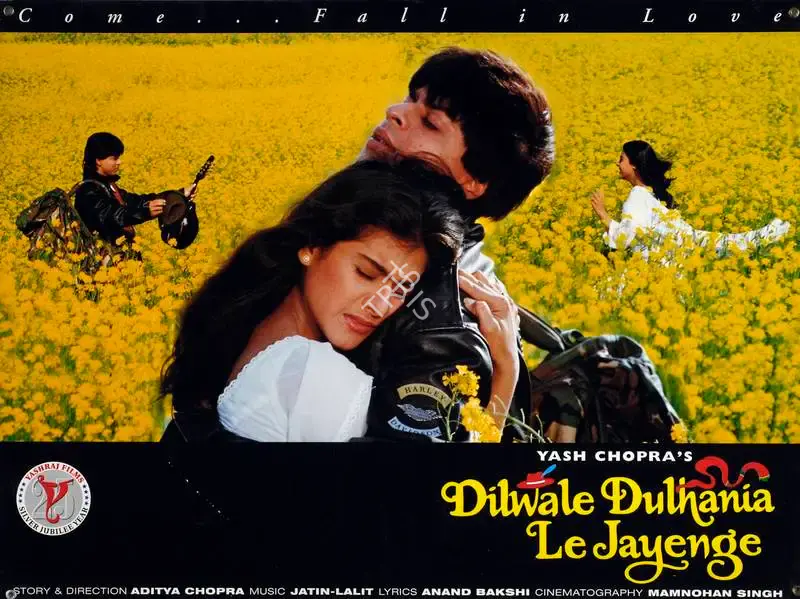 Yash Chopra (Producer), Dilwale Dulhania Le Jayenge, 1995, Lobby Card