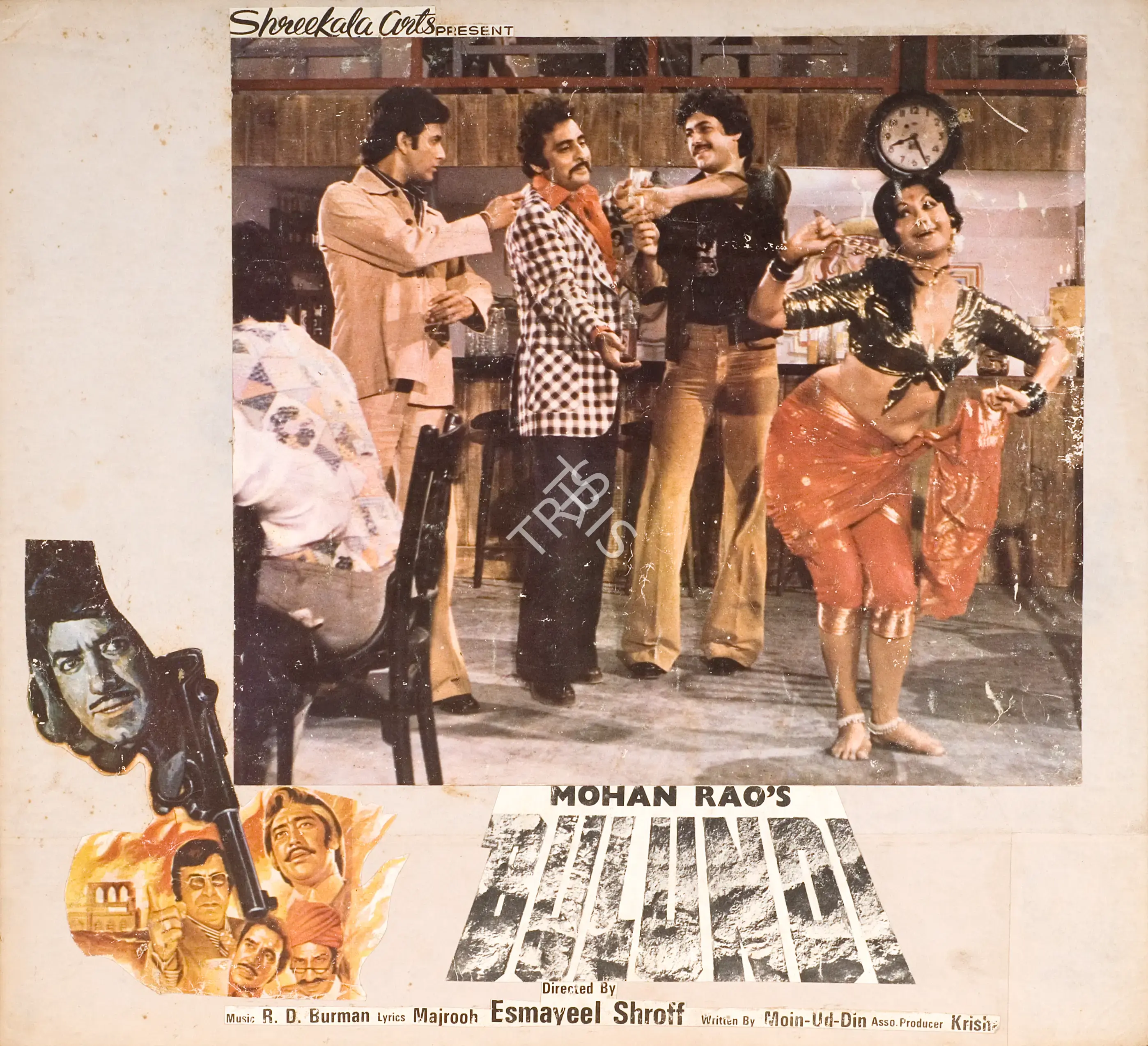 Mohan Rao (Producer), Bulundi, 1980, Photographic Still Mounted on Lobby Card