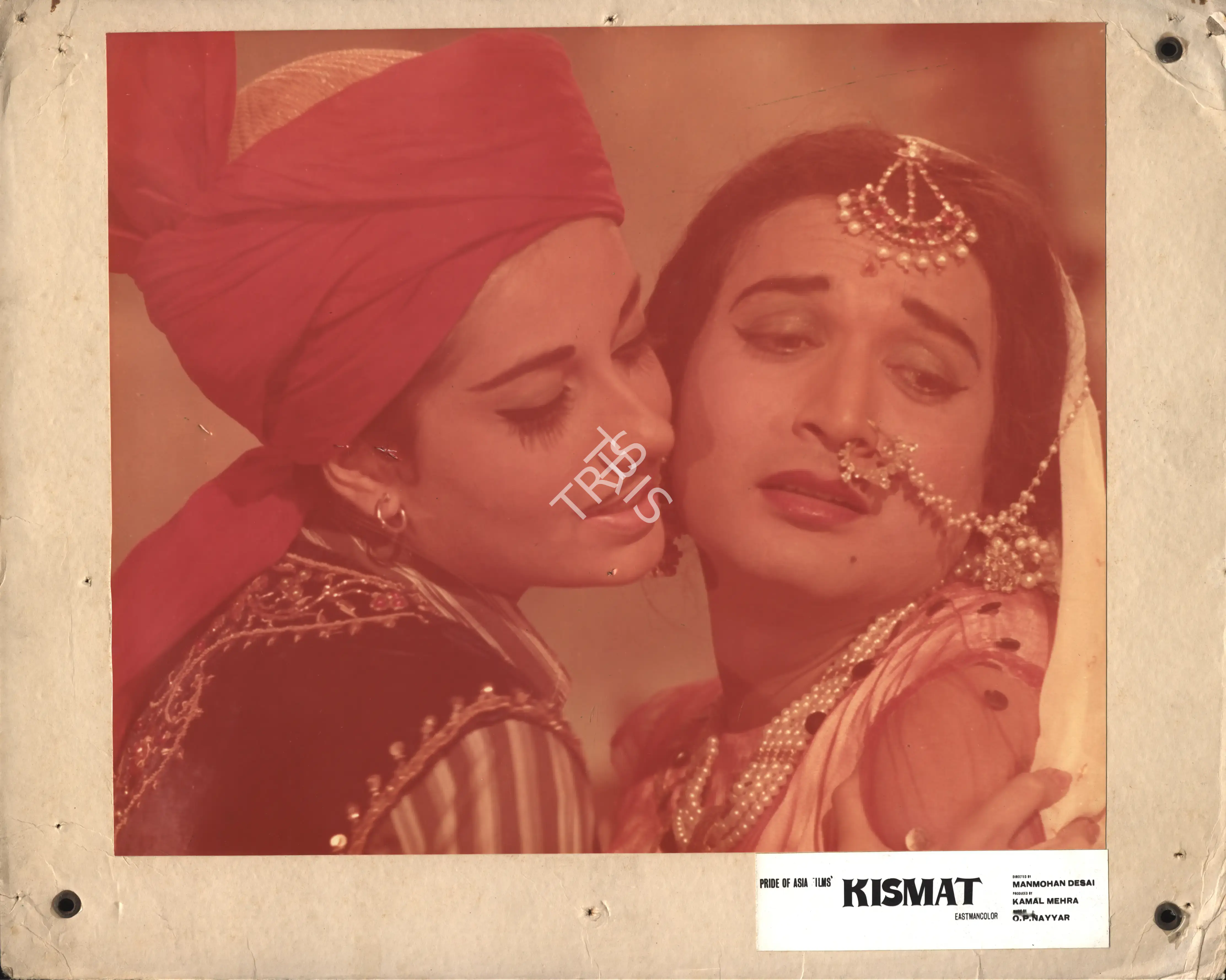 Kamal Mehra (Producer), Kismat, 1968, Photographic Still Mounted on Lobby Card