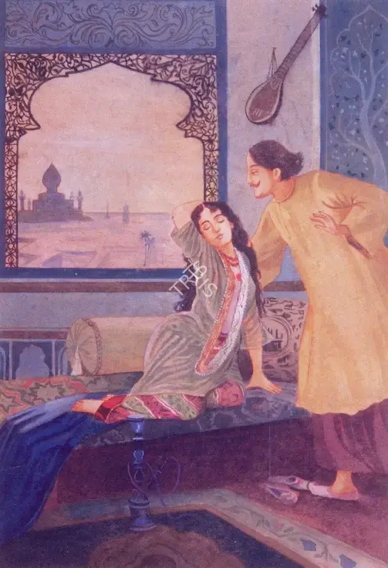 M.V. Dhurandhar (Artist), Omar Khayyam Series 02, Painting
