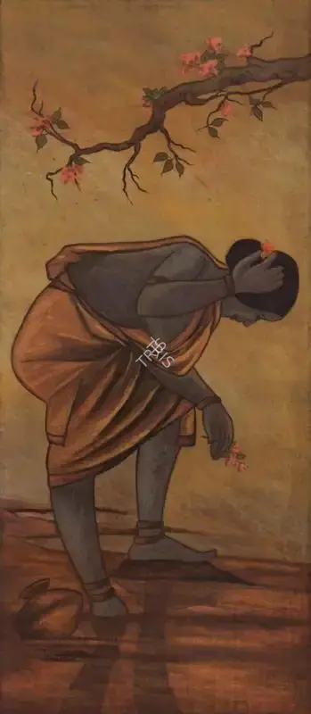 Roy, Jamini (Artist). Untitled, n.d. | Painting, Sa.Mum/13.10.21, 2021 · Saffronart