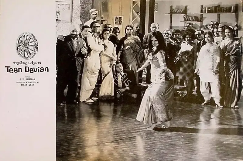 Amar Jeet (Producer), Teen Devian, 1965, Lobby Card