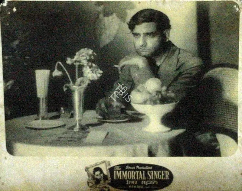 Nitin Bose (Director), Amar Saigal, 1955, Lobby Card