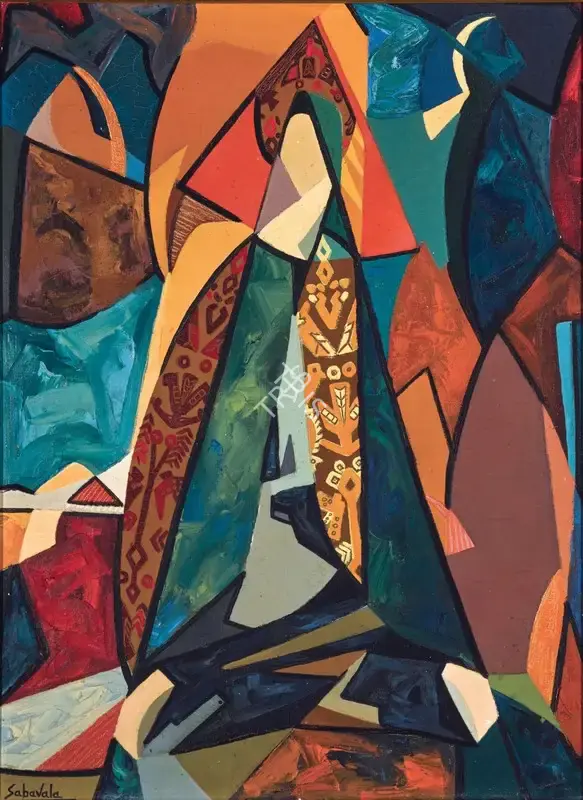 Sabavala, Jehangir (Artist). The Madonna, 1955 | Painting, So.Lon/29.09.20, 2020 · Sotheby's