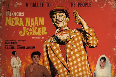 Raj Kapoor (Producer), Mera Naam Joker, 1970, Showcard