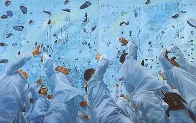 G.R. Iranna (Artist), Untitled (Blind Celebration), 2008, Painting