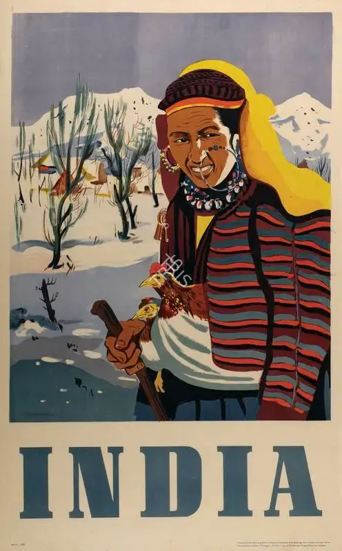 India, Travel Publicity Related Art & Poster