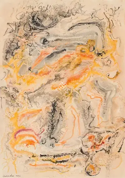 Ambadas (Artist), Untitled (Abstract), 1976, Painting