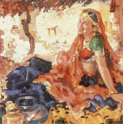 Govind Madhav Solegaonkar (Artist), Maihari, 1935, Painting