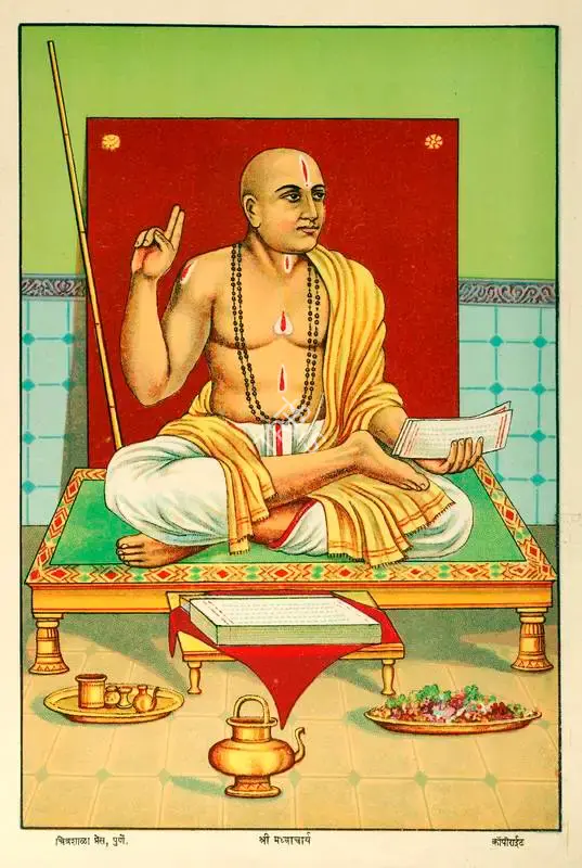 Shri Madhvacharya, Lithograph