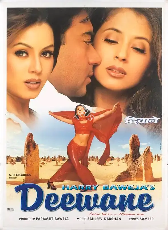 Paramjeet Baweja (Producer), Deewane, 2000, Full Sheet Poster