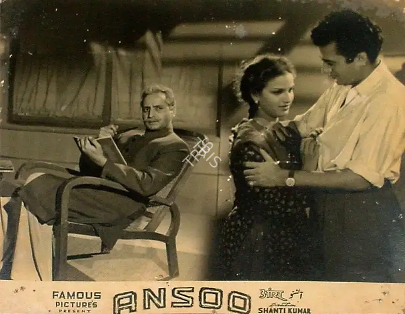 Qamar Jalalabadi (Producer), Ansoo, 1953, Lobby Card