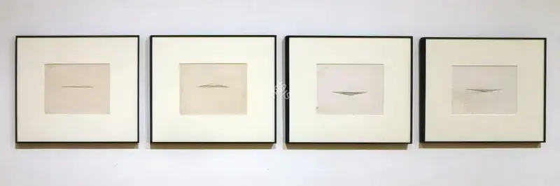 Nasreen Mohamedi (Artist), Works of Nasreen Mohamedi, Painting