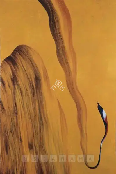 J. Swaminathan (Artist), Mountain & Bird Series, 1975, Painting