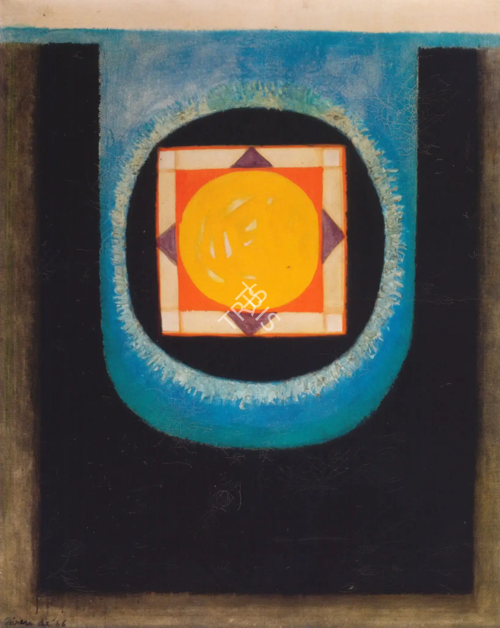 Biren De (Artist), The Moment, 1966, Painting