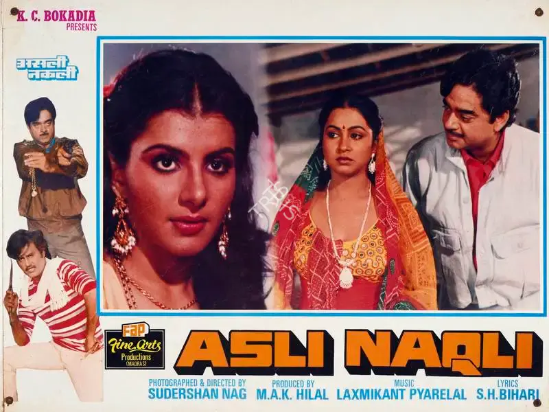 M. A. K. Hilal (Producer), Asli Naqli, 1986, Lobby Card