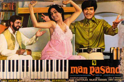 K K Mahajan (Cinematographer), Man Pasand, 1980, Lobby Card