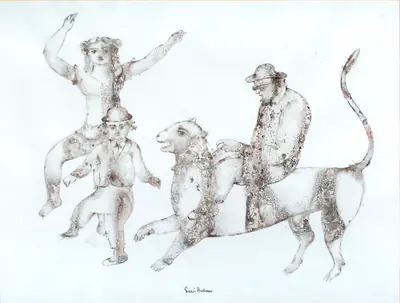 Sakti Burman (Artist), Untitled, Painting