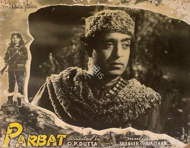 O.P. Datta (Director), Parbat, 1952, Lobby Card