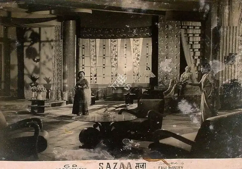 G.P. Sippy (Producer), Sazaa, 1951, Lobby Card