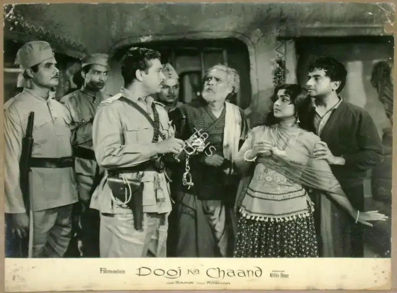Nitin Bose (Director), Dooj Ka Chaand, 1964, Lobby Card