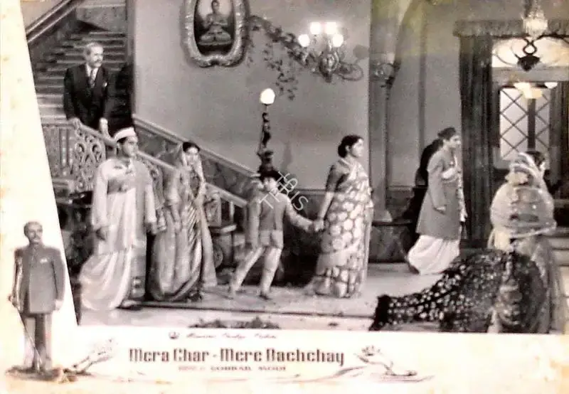 Sohrab Modi (Producer), Mera Ghar Mere Bachchay, 1960, Lobby Card
