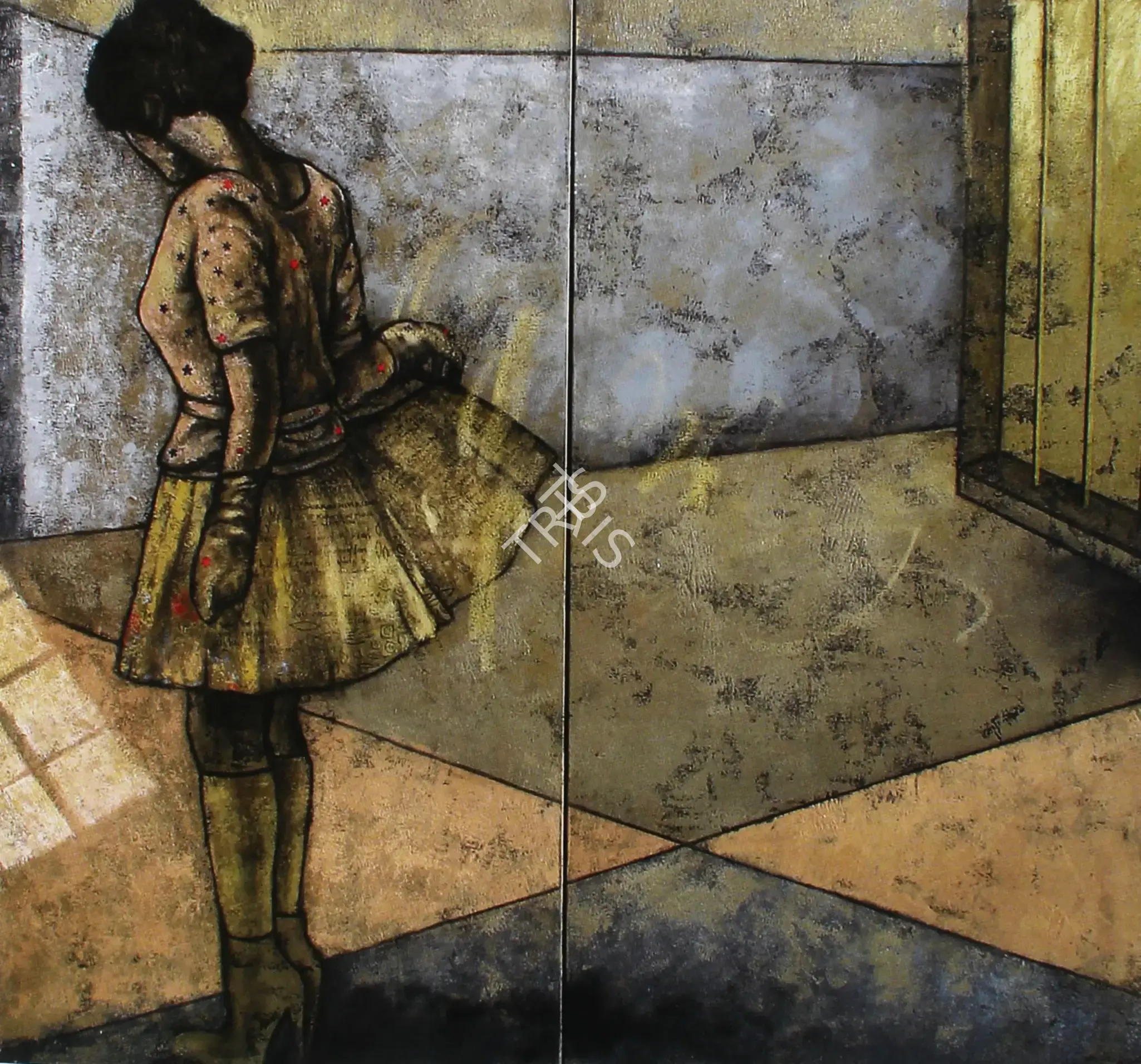 Vinita Dasgupta (Artist), Lost love letters, Painting