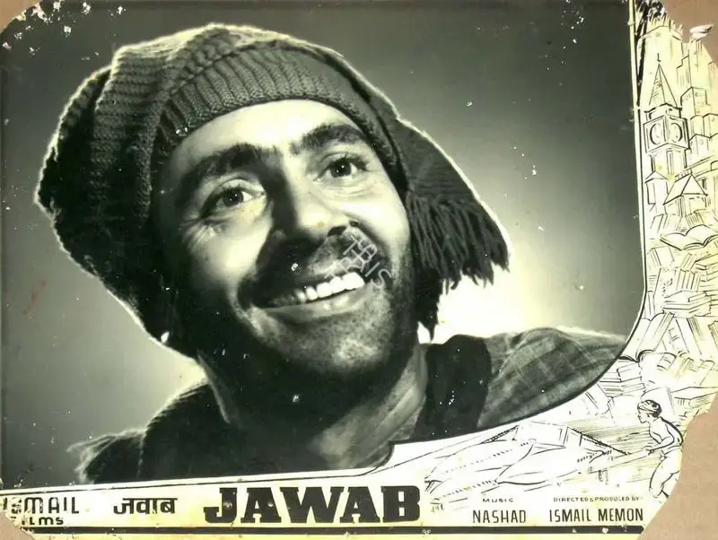 P. John (Cinematographer), Jawab, 1955, Lobby Card