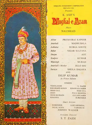 K. Asif (Producer), Mughal E Azam, 1960, Song-Synopsis Booklet