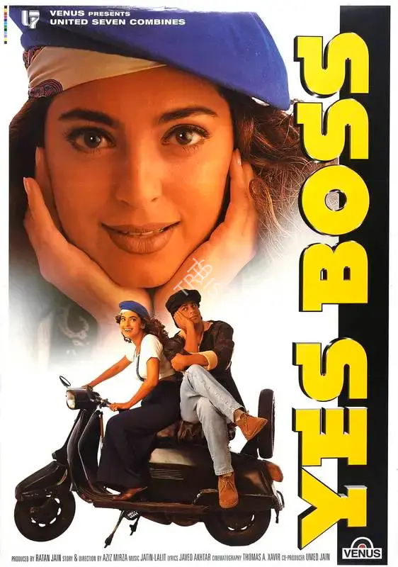 Ratan Jain (Producer), Yes Boss, 1997, Full Sheet Poster