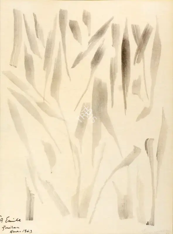 Krishen Khanna (Artist), Untitled, 1963, Drawing