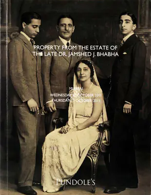 Pundole (Auction House), Property from the Estate of Late Dr. Jamshed J. Bhabha, 2011, Auction Catalogue