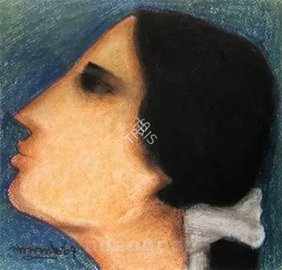 Lalu Prasad Shaw (Artist), Lady, 2007, Drawing