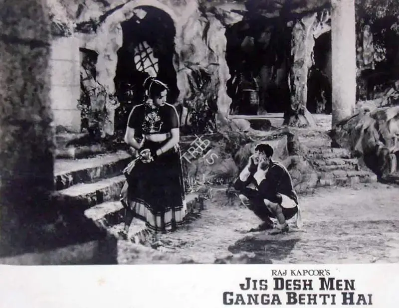 Radhu Karmakar (Cinematographer), Jis Desh Men Ganga Behti Hai, 1960, Lobby Card