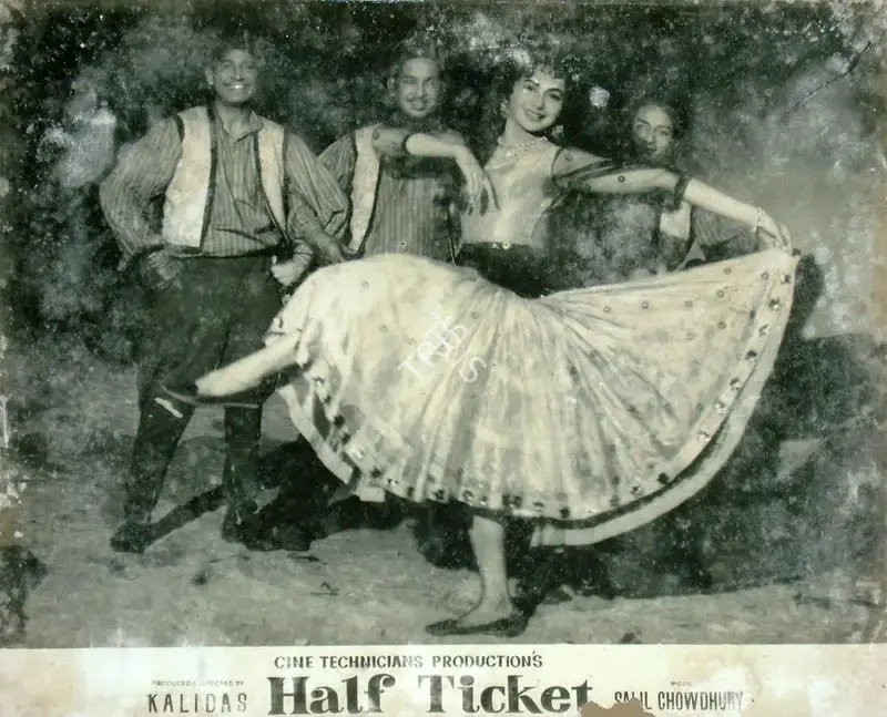 Kalidas (Producer), Half Ticket, 1962, Lobby Card