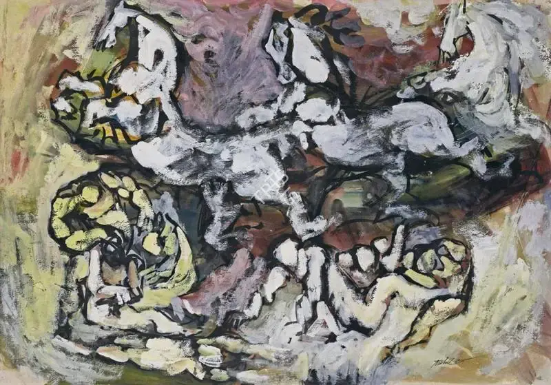 Nikhil Biswas (Artist), Untitled, 1970, Painting