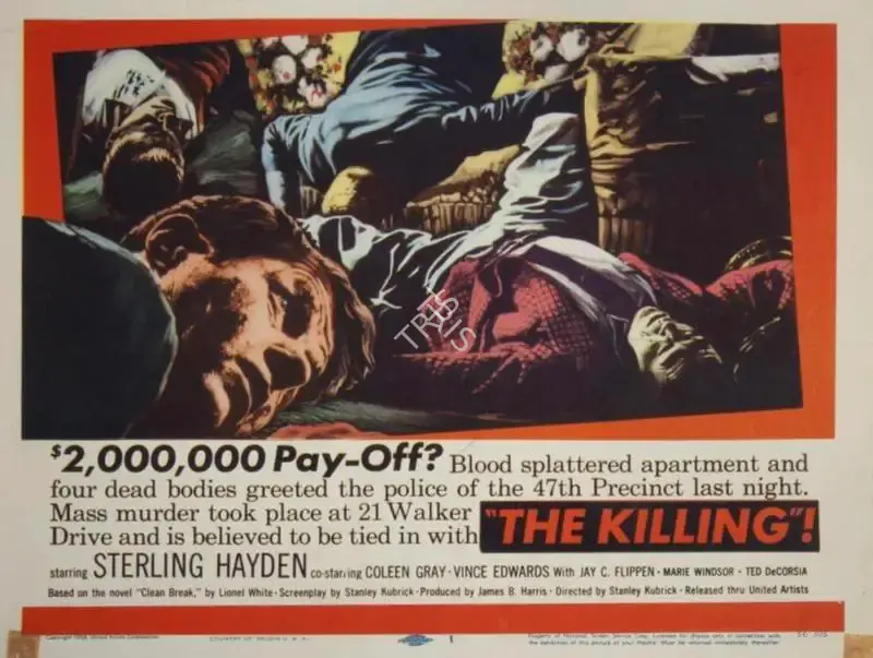 Stanley Kubrick (Director), The Killing, 1956, Lobby Card