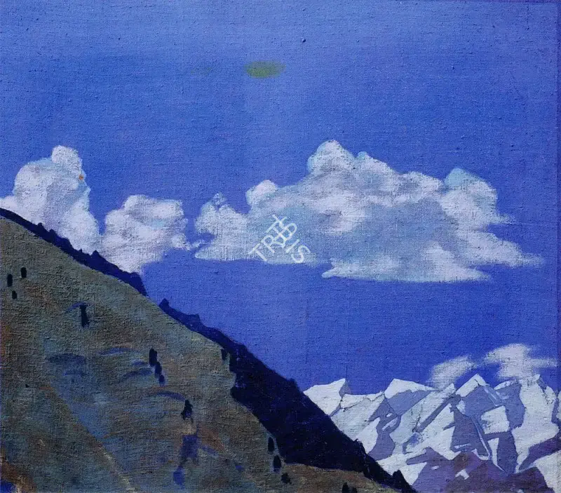 Nicholas Roerich (Artist), Himalayan Landscape, Painting