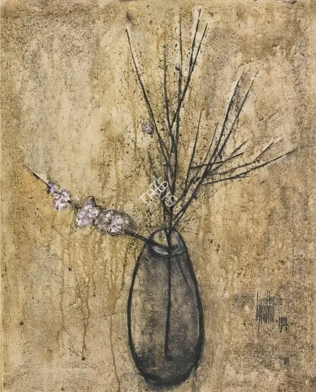 B. Prabha (Artist), Untitled (Still life), 1964, Painting