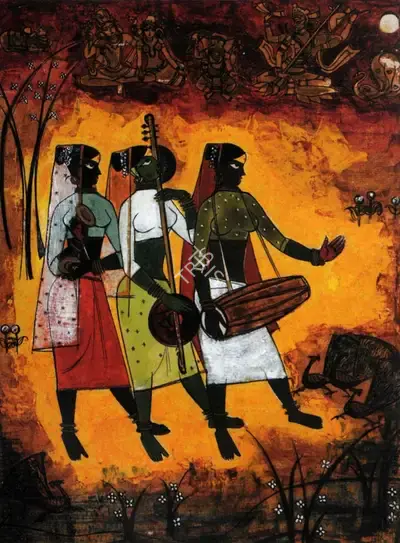 B. Prabha (Artist), Untitled, 1967, Painting