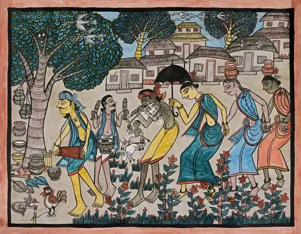 Gopal Chitrakar (Artist), Untitled, Painting