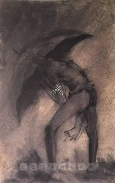 Roy Chowdhury, D.P. (Artist). Farmer, n.d. | Painting, AA.Onl/18.11.07, 2007 · Apparao Art