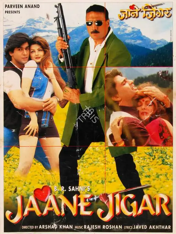 B.R. Sahni (Producer), Jaane Jigar, 1998, Song-Synopsis Booklet