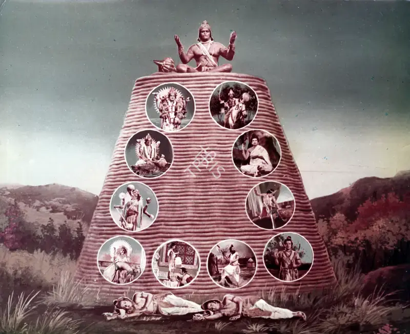Anant Wadadeker (Cinematographer), Hanuman Vijay, 1974, Photographic Still
