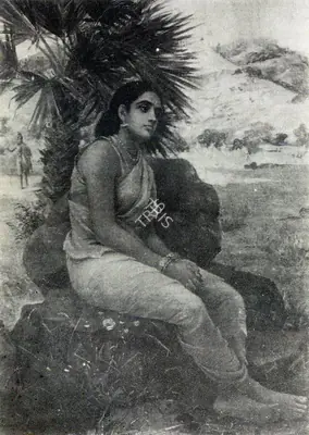 Raja Ravi Varma (Artist), Shakuntala, 1898, Painting